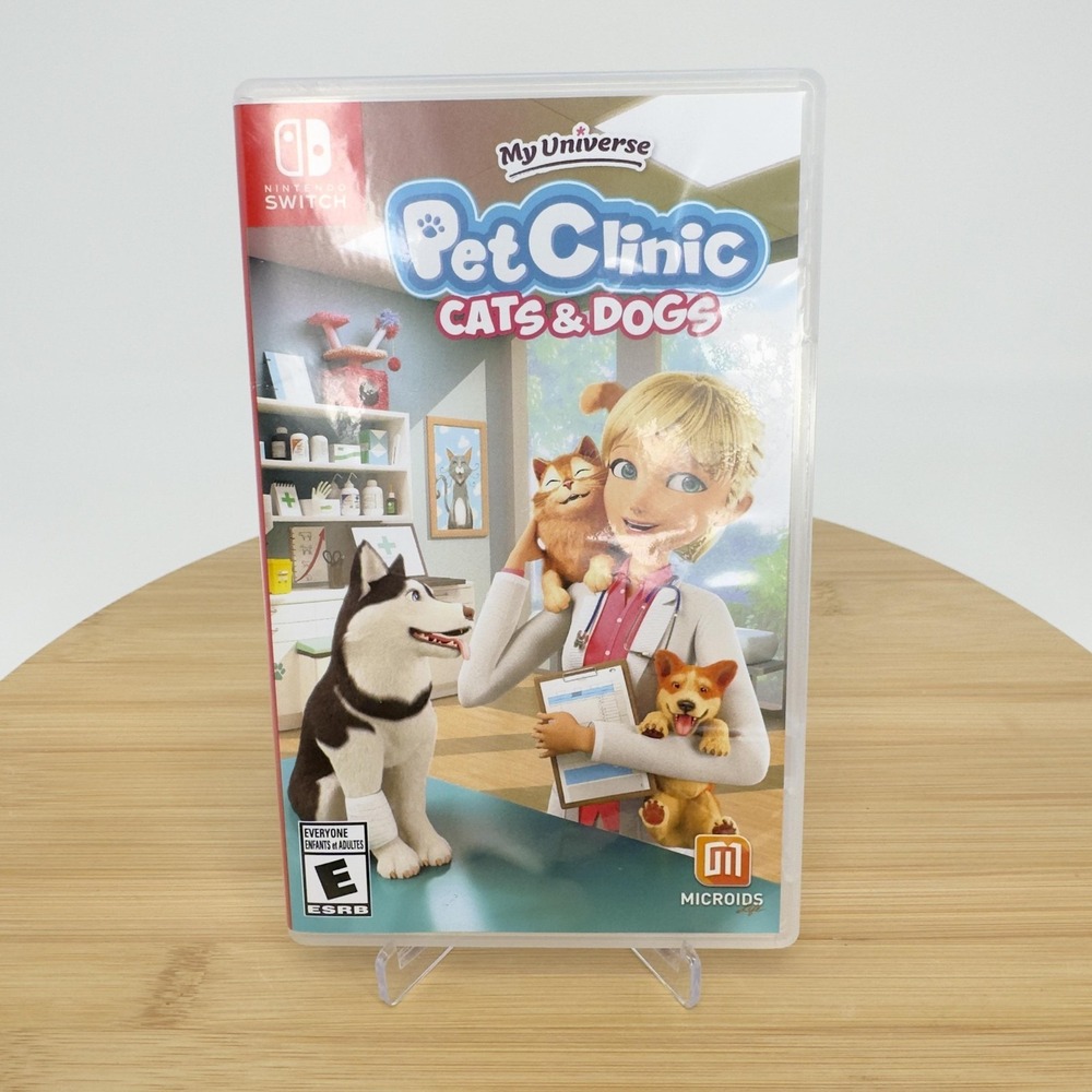 My‎ Universe Pet Clinic Cats & Dogs Nintendo Switch Game E Microids NTSC-U/C